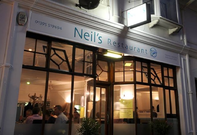 Neils Restaurant Sidmouth Devon