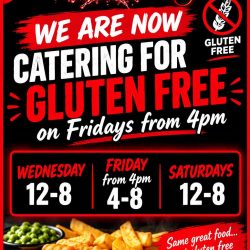 ‘CATCH’ Fish & Chips GF- Wednesday Friday and Saturday